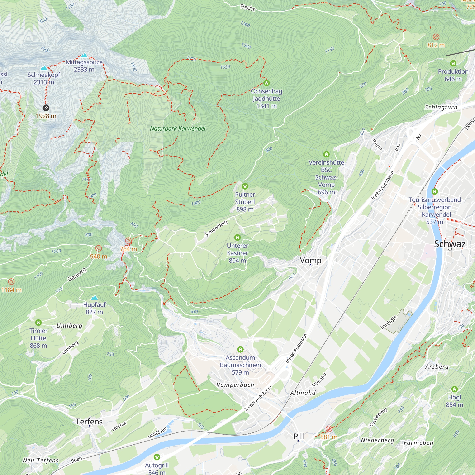 Unterer Kastner map