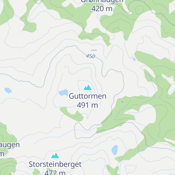 Map of Guttormen