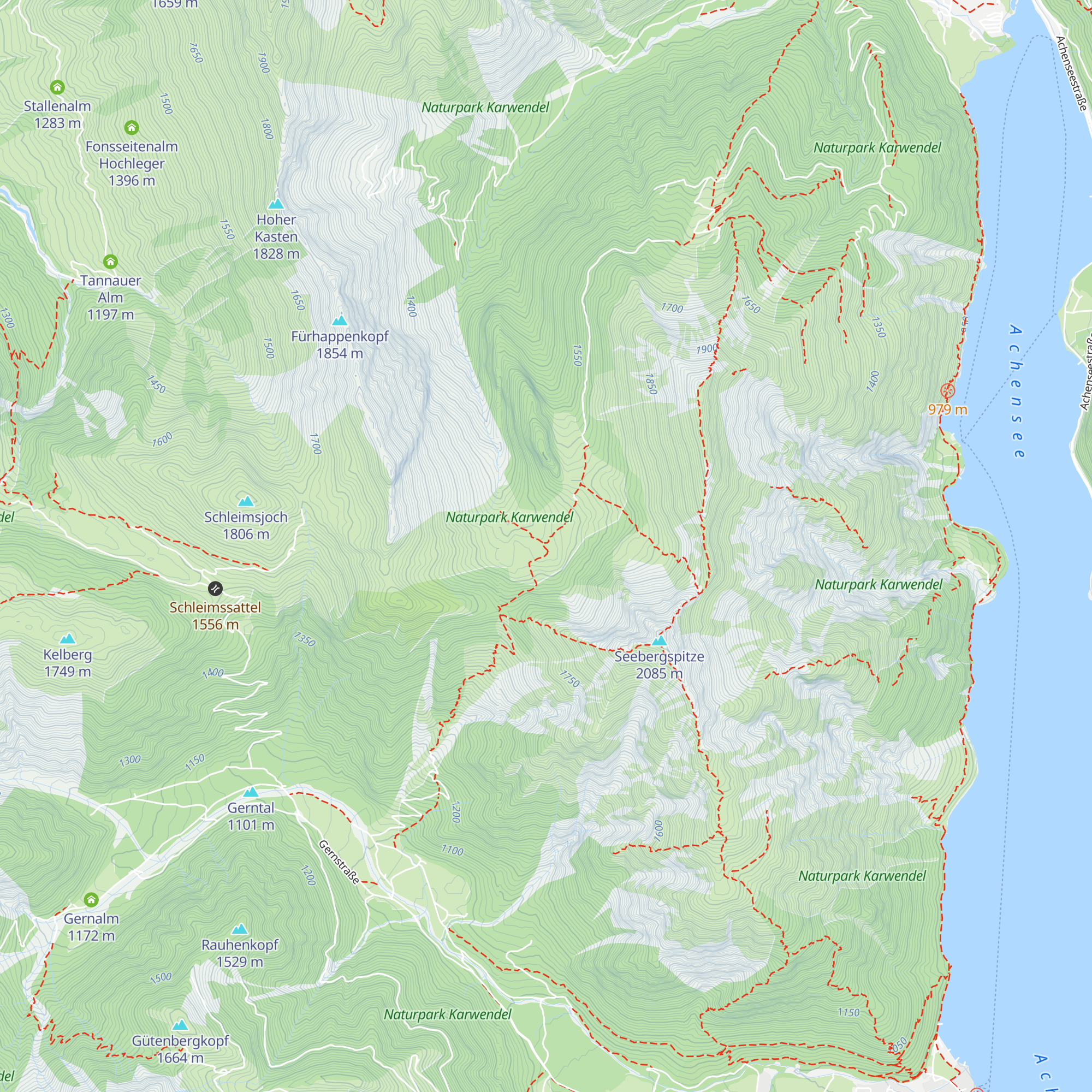 Pasillalm map