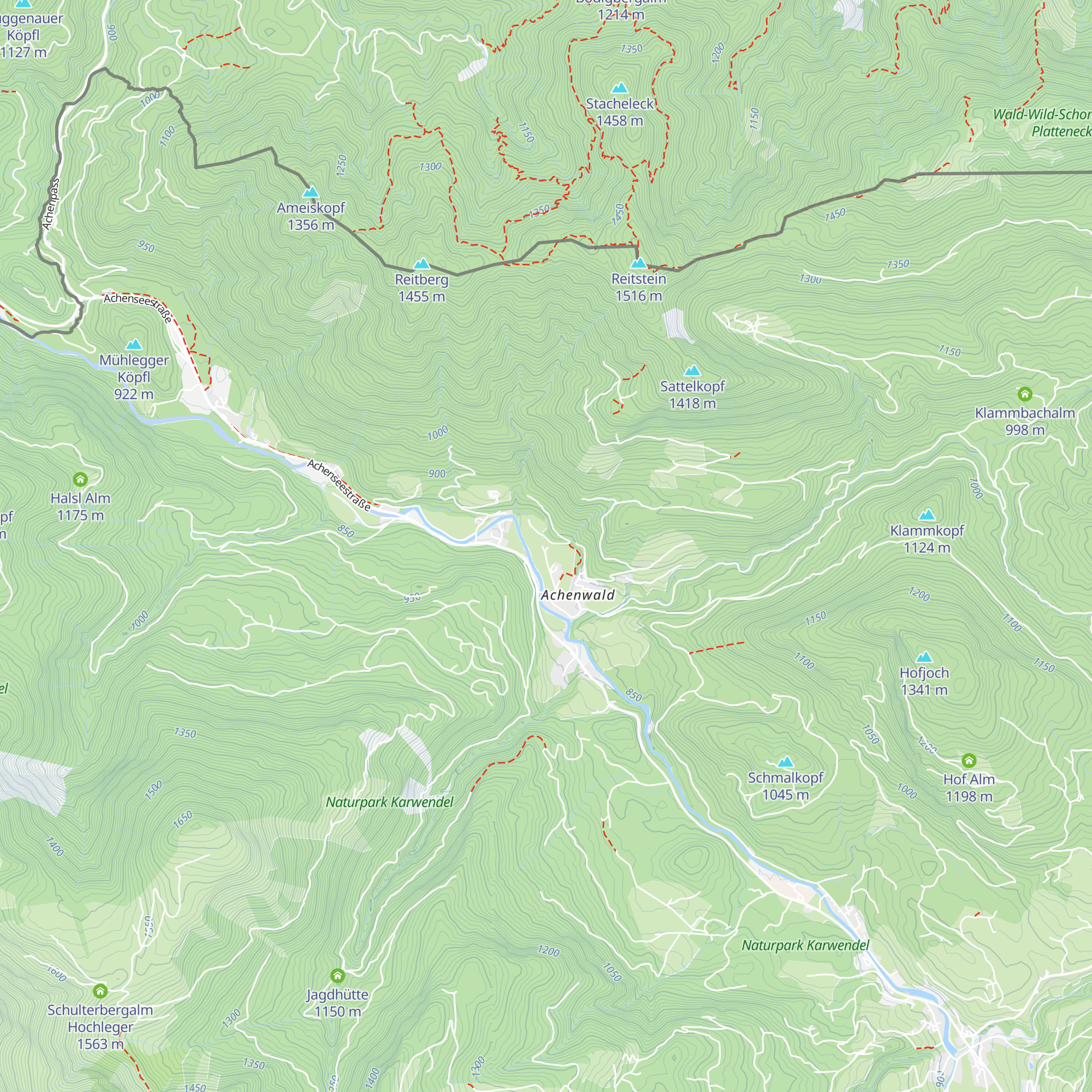 Unterpain map