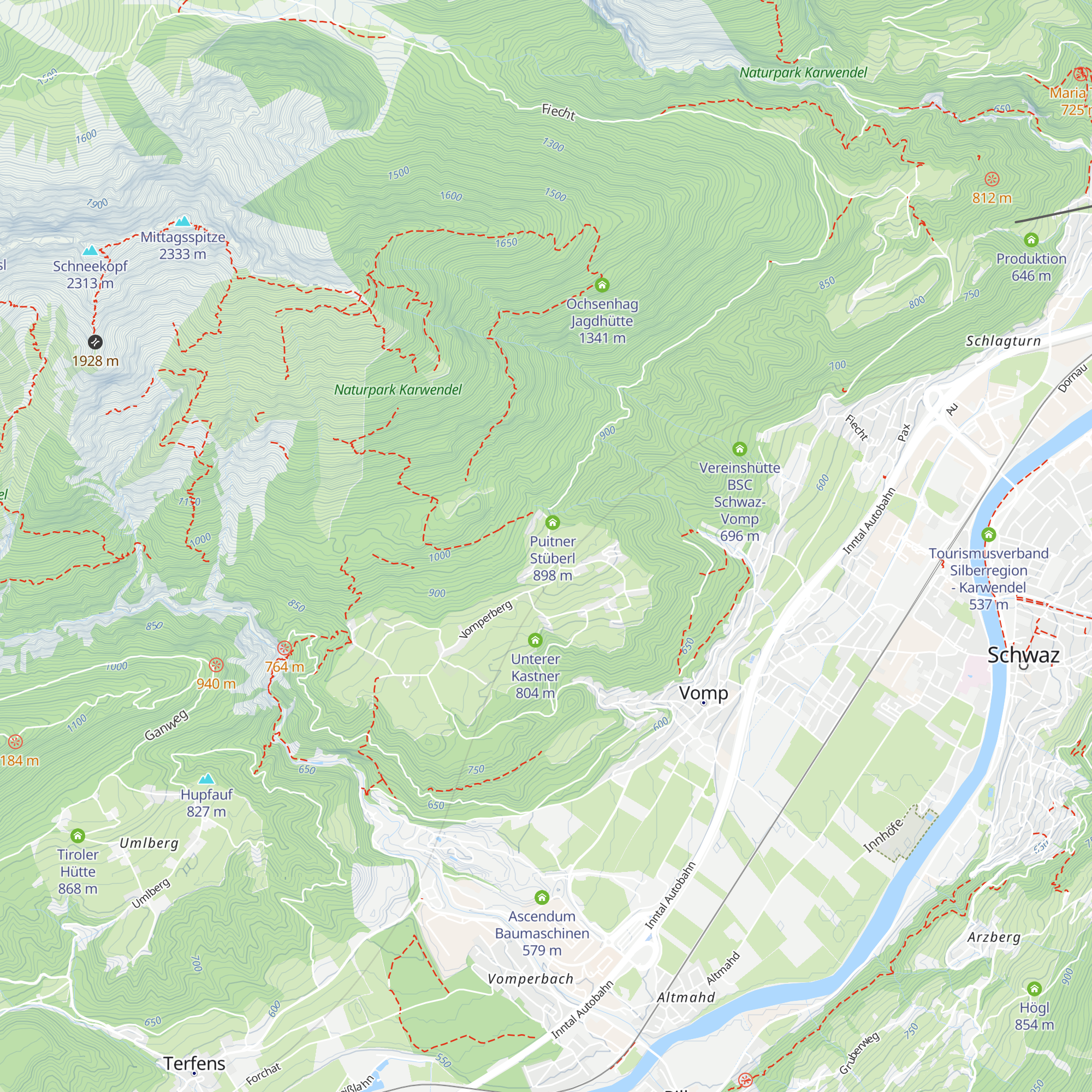 Puitner map