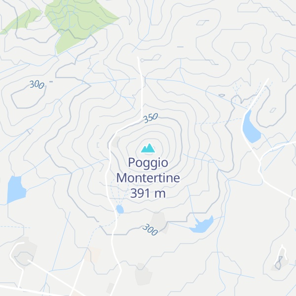 Map of Poggio Montertine