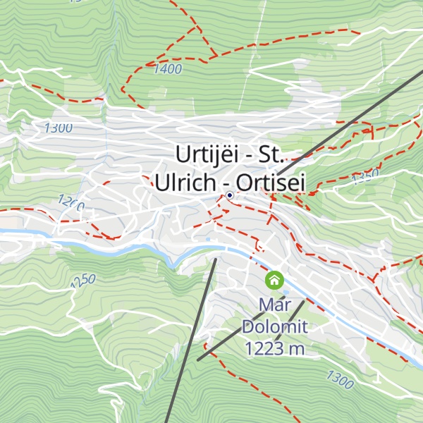 Map of Tourist Office Ortisei