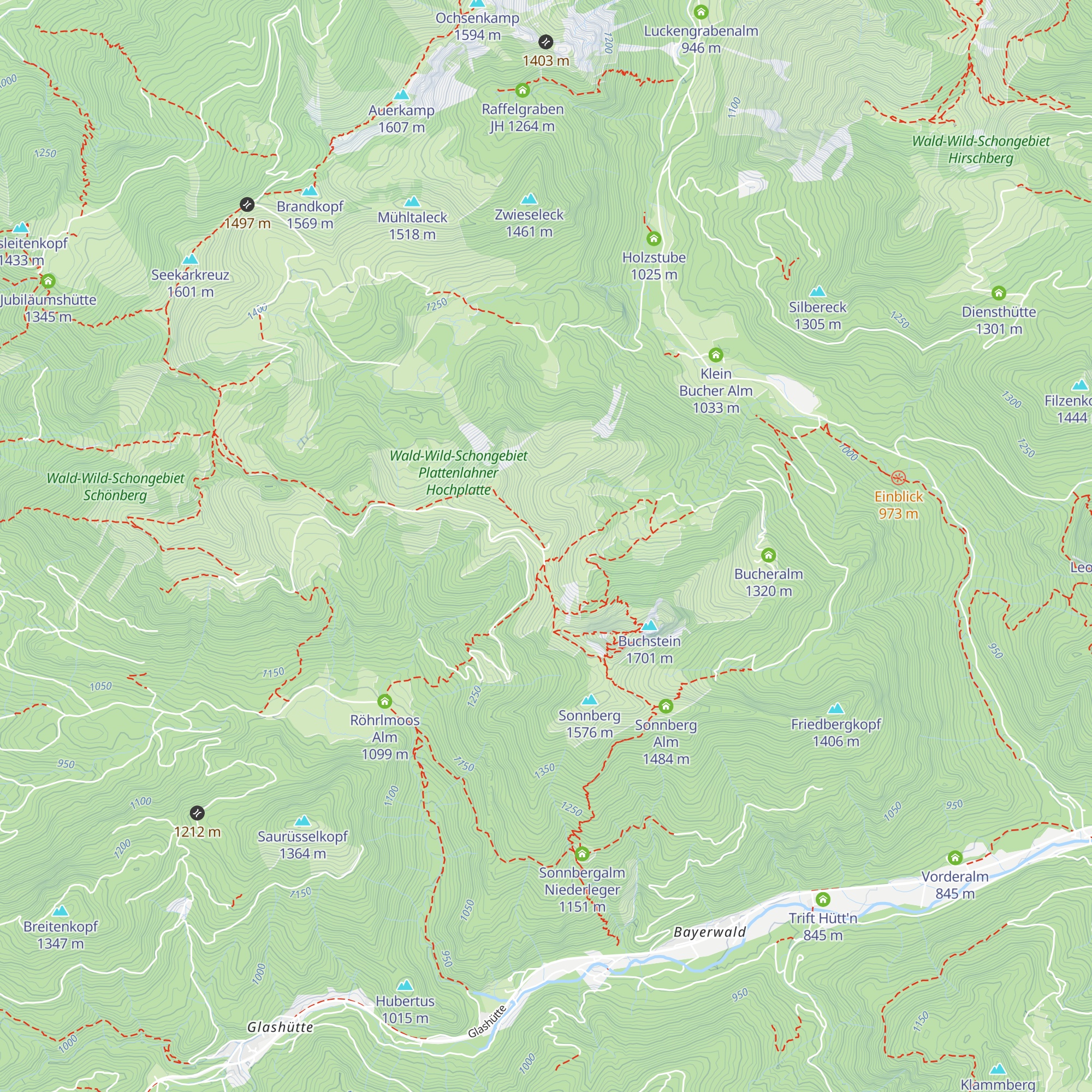 Roßsteinalm map