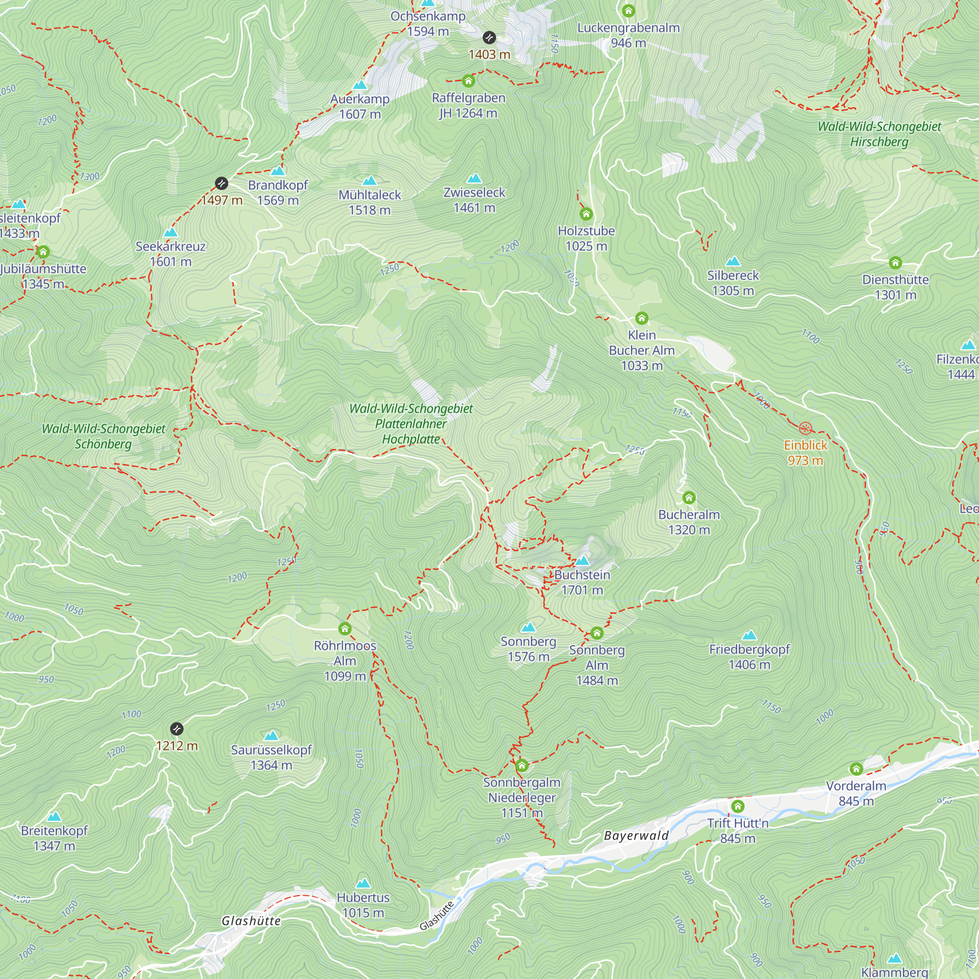 Roßsteinalm map
