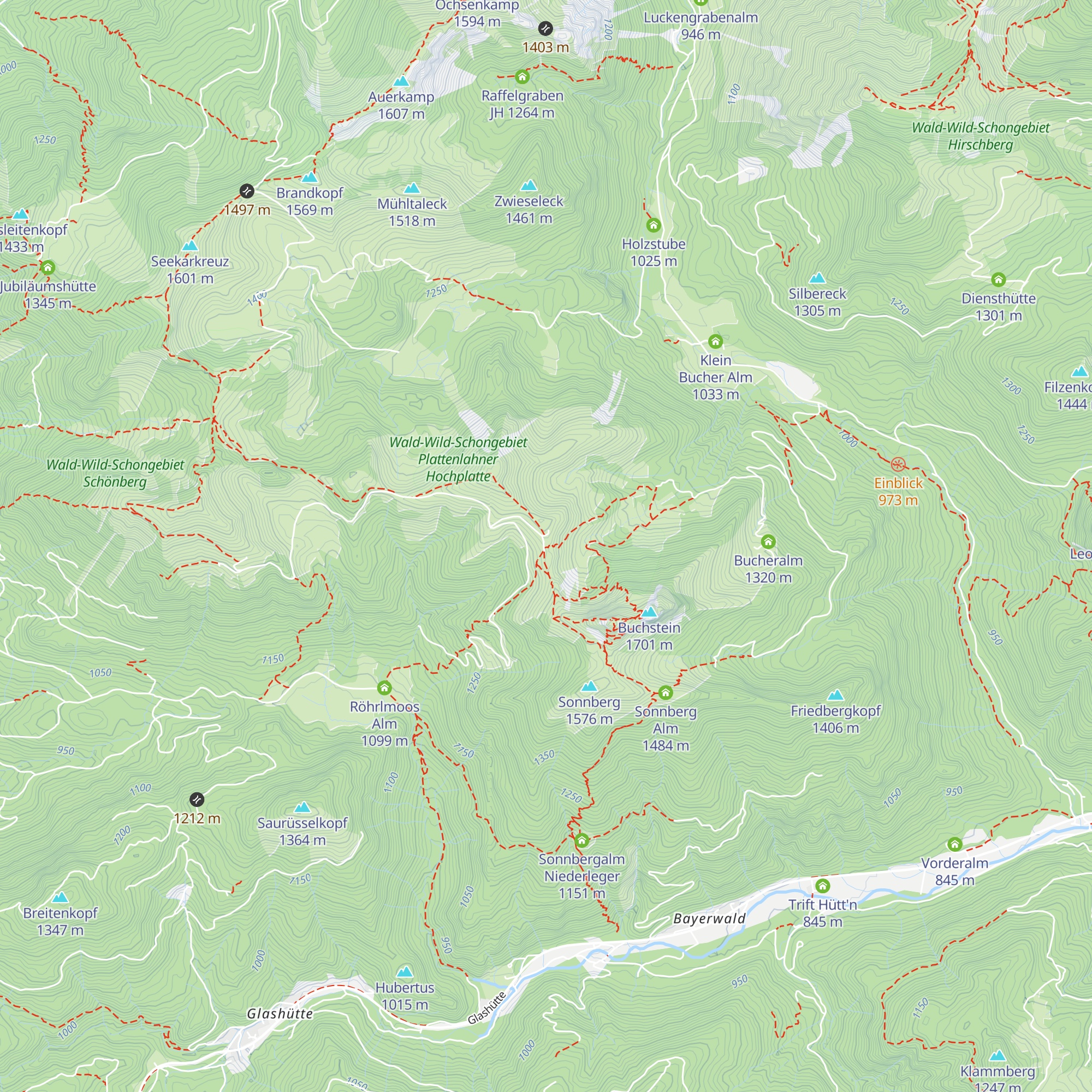 Roßsteinalm map