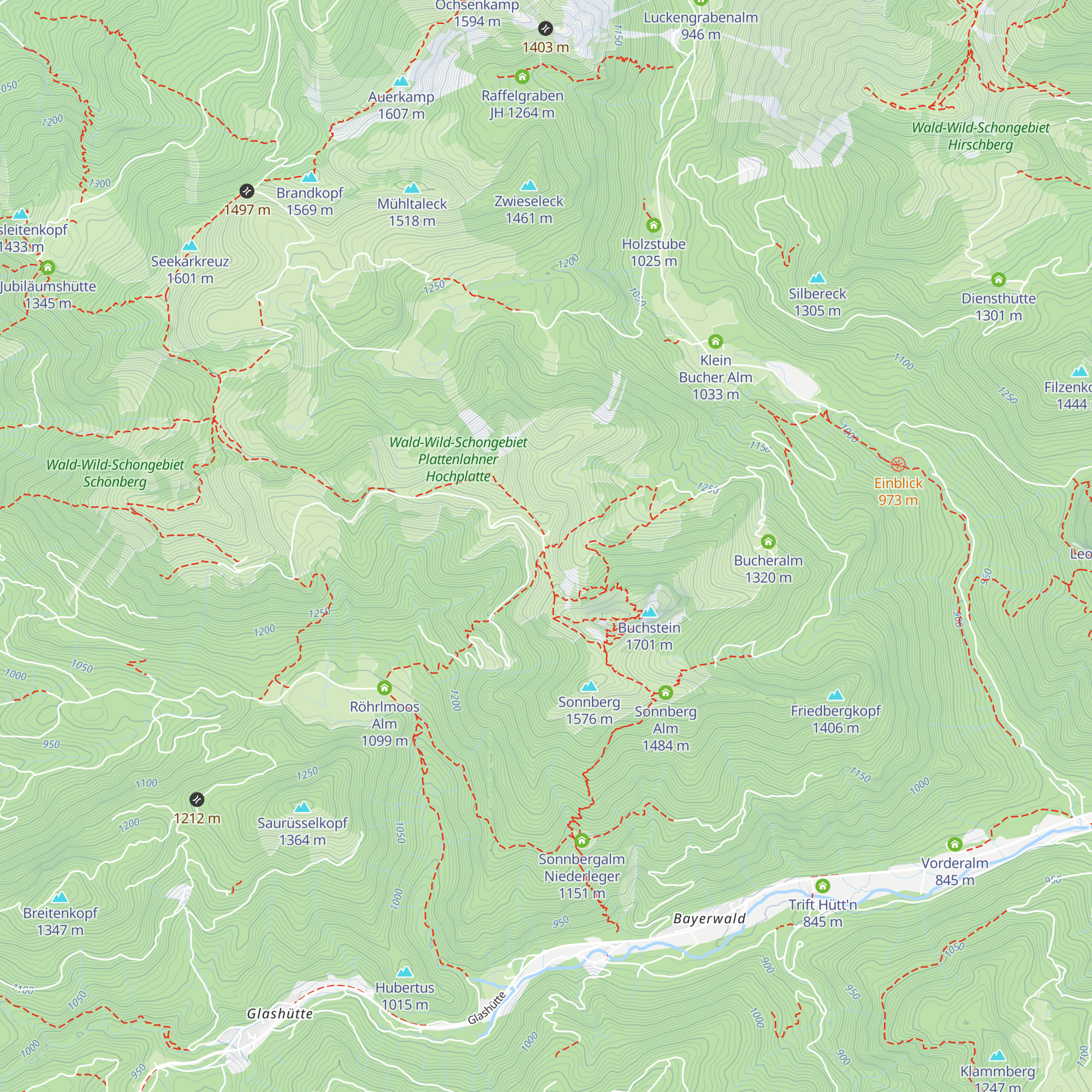 Roßsteinalm map