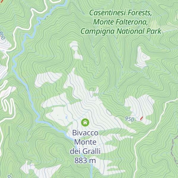 Map of Poggio Barile