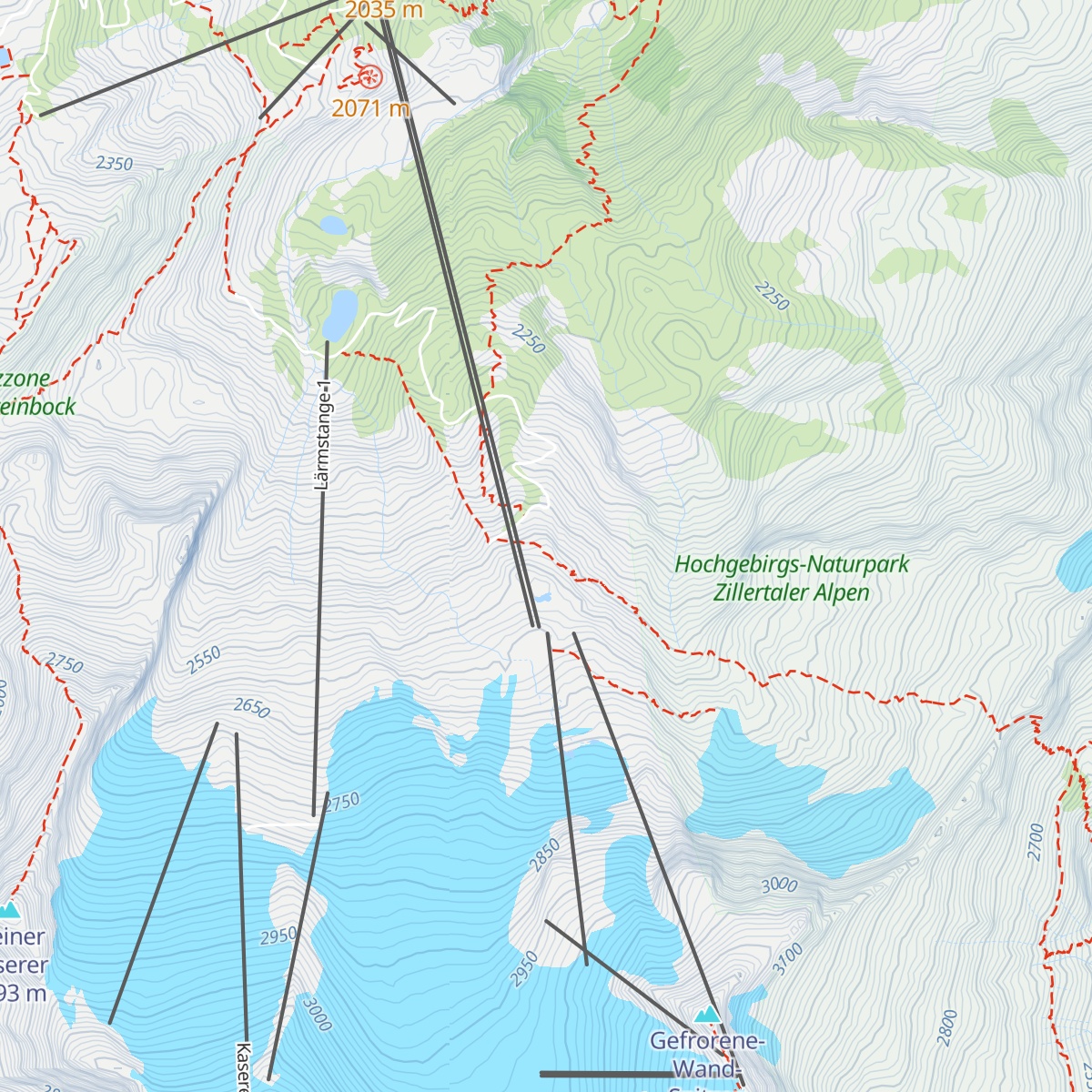 Spannagelhaus map