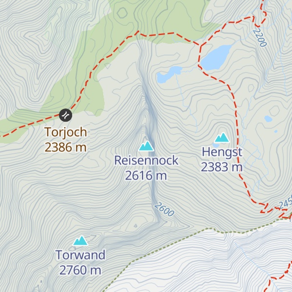 Map of Reisennock