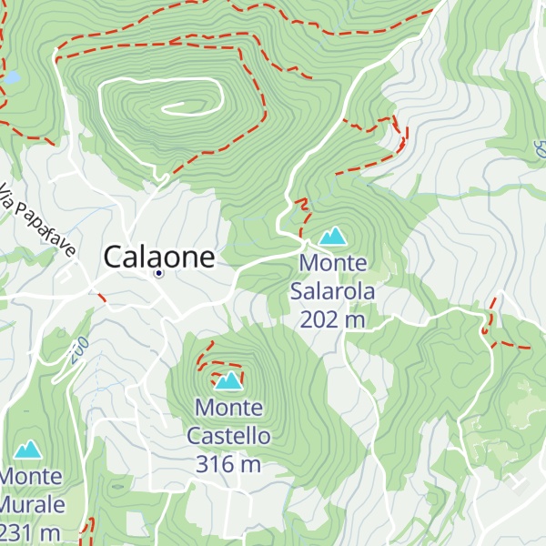 Map of Colle Santa Veronica