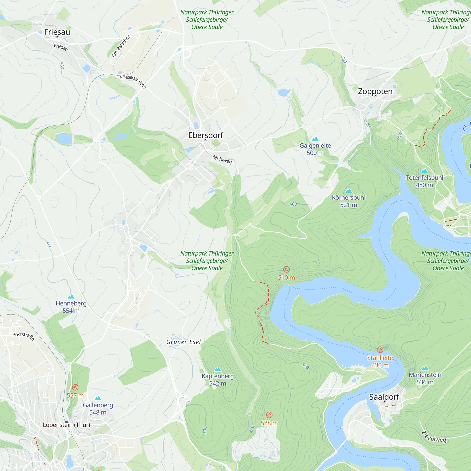 Poller Hütte map