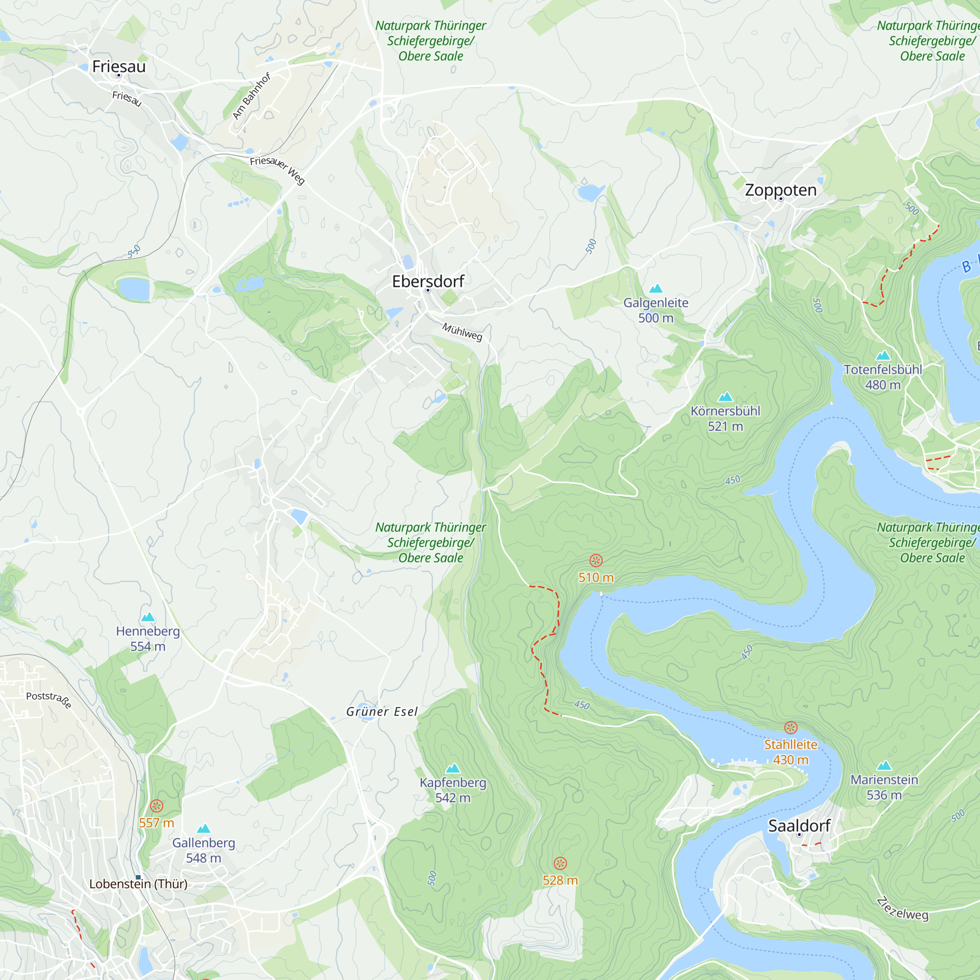 Poller Hütte map