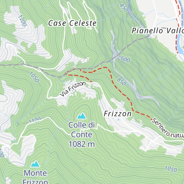 Map of Malga Conte