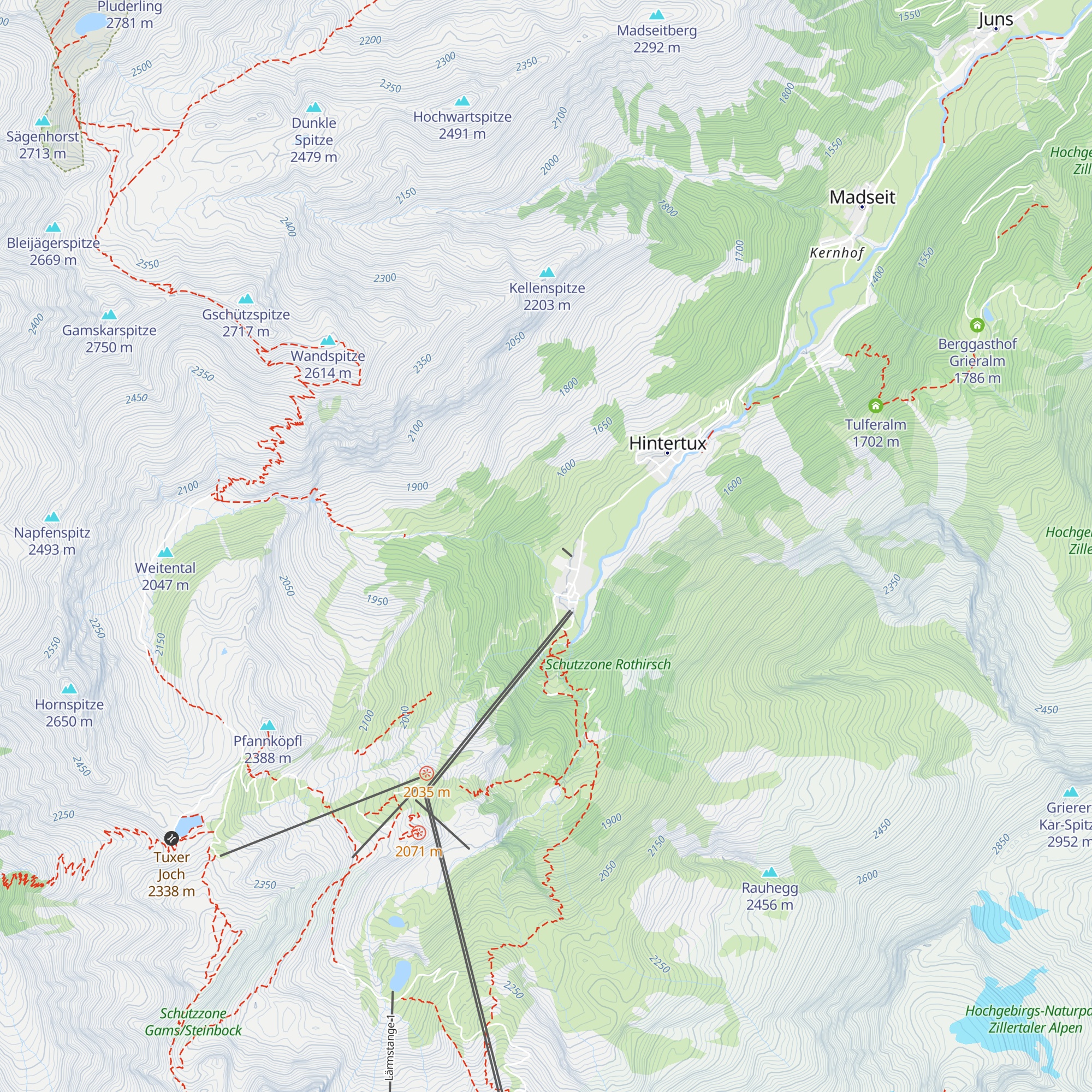 Family Lodge Maximilian map