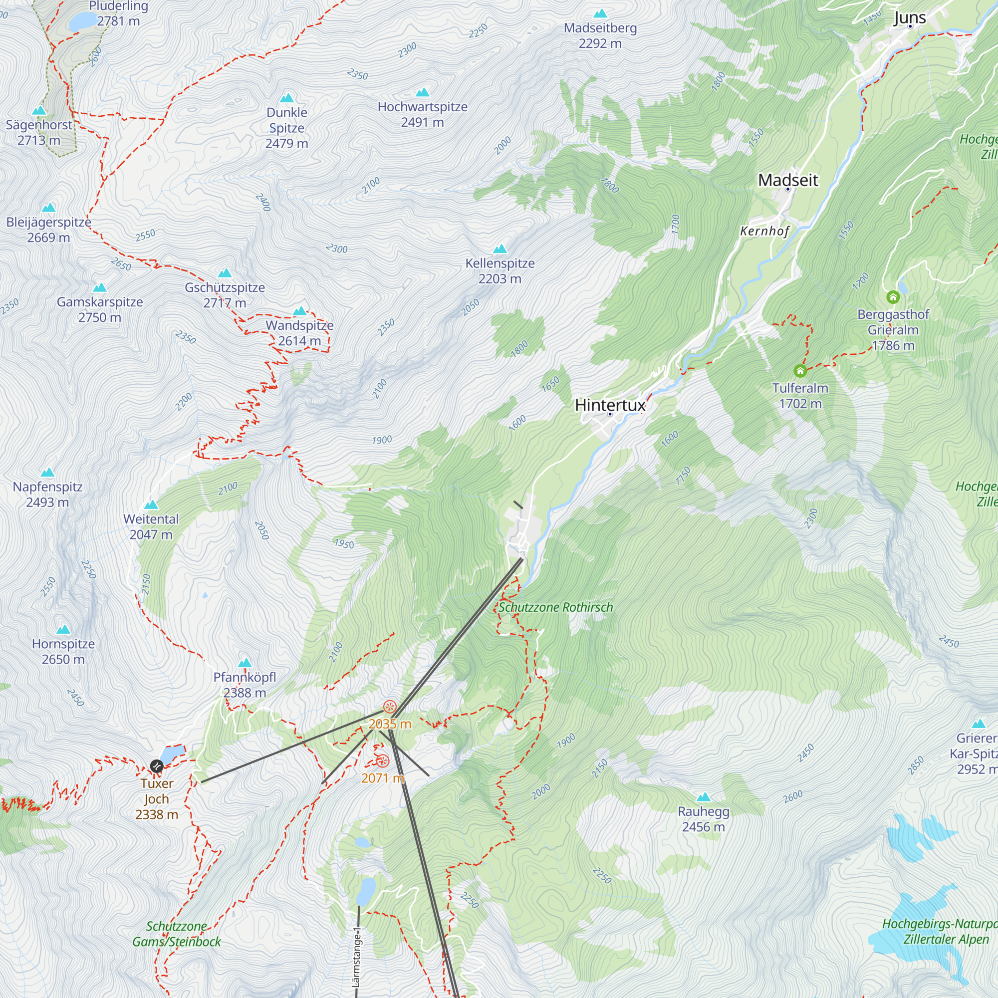Family Lodge Maximilian map