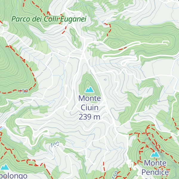 Map of Monte Ciuin