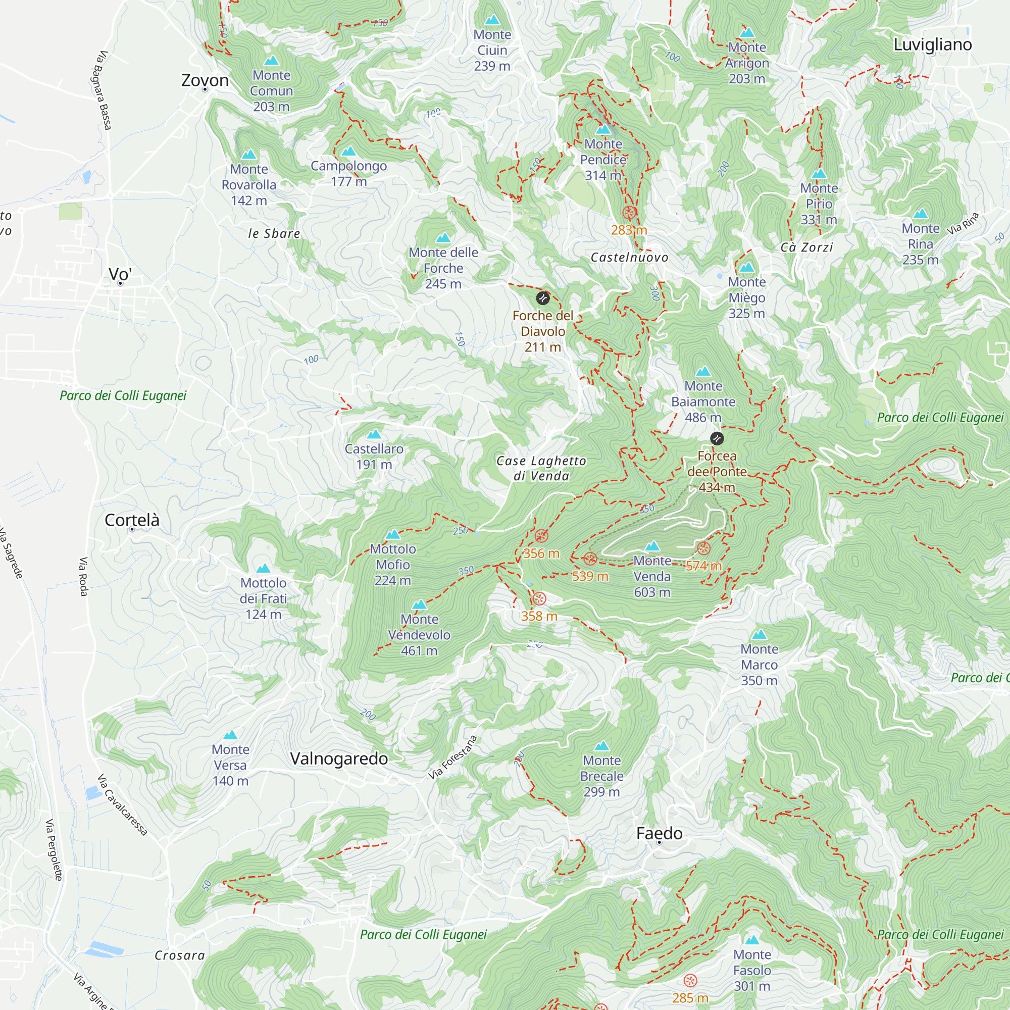 Rifugio Cà Figaro map
