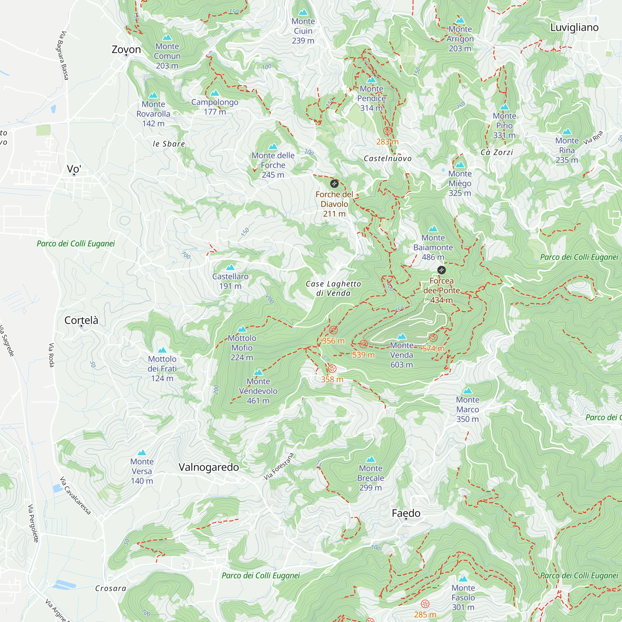 Rifugio Cà Figaro map