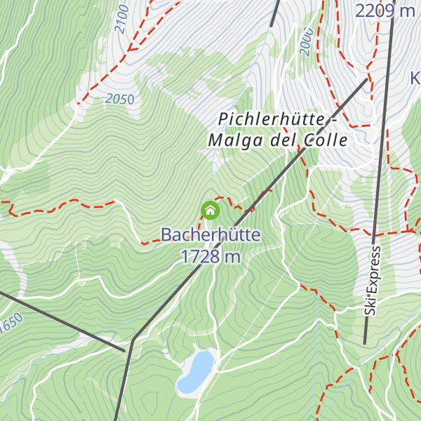 Map of Bacherhütte