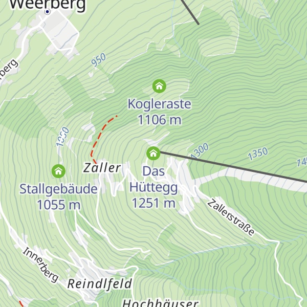 Map of Das Hüttegg