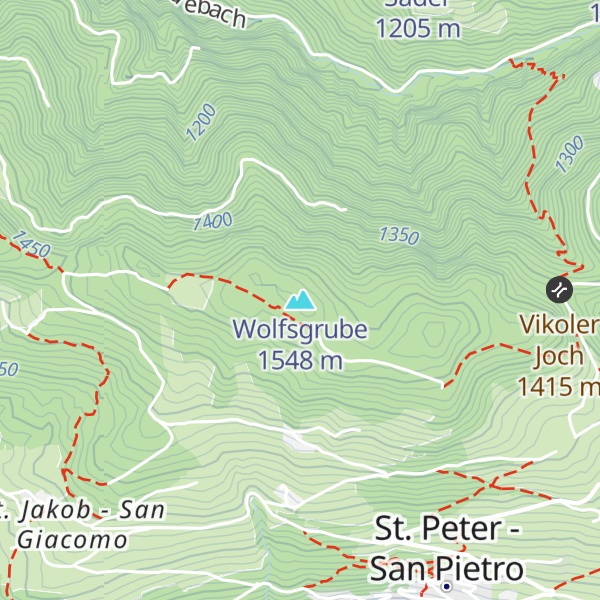 Map of Wolfsgrube