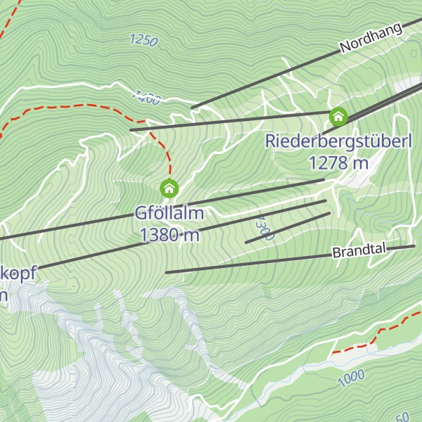 Map of Gföll-Alm