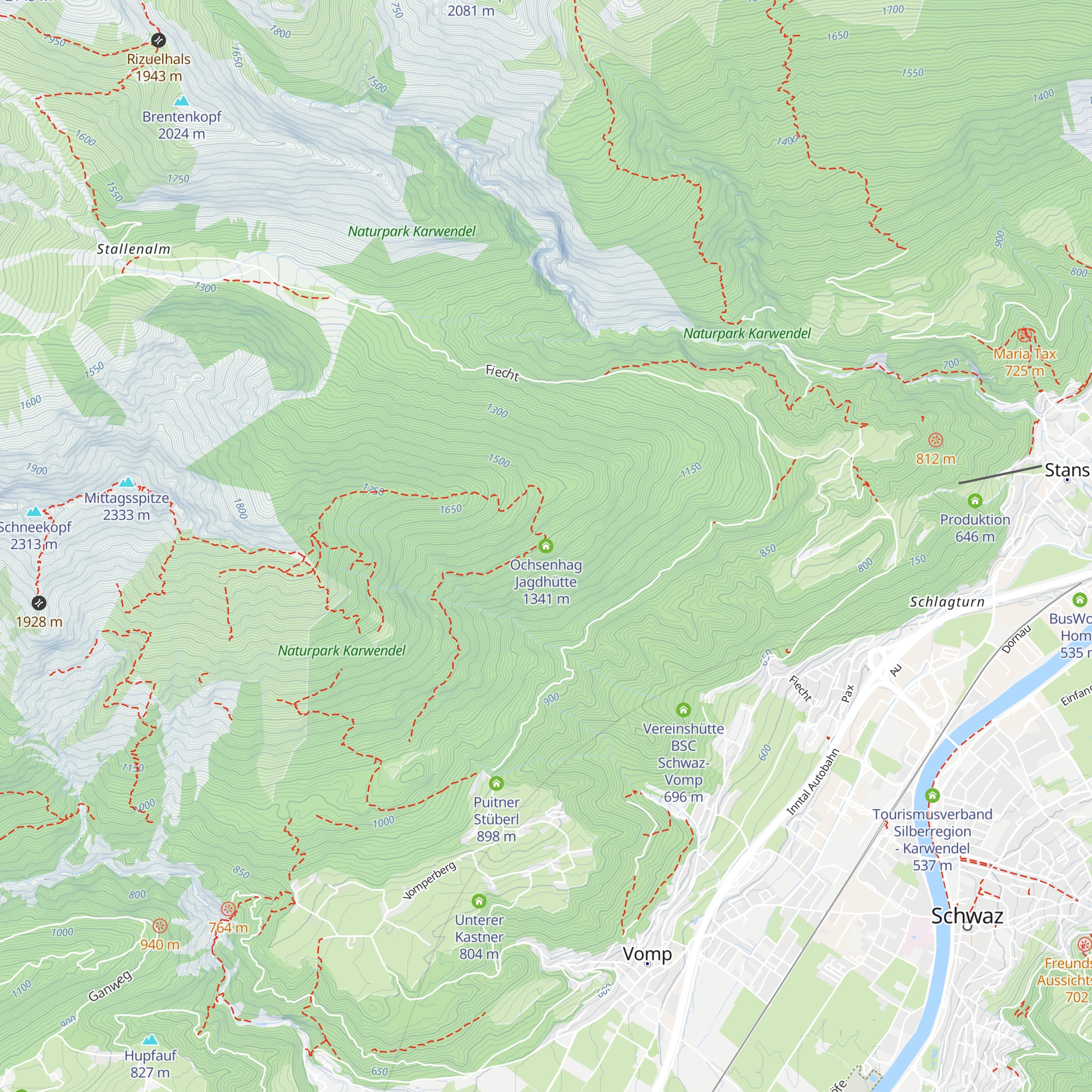 Ochsenhag Jagdhütte map