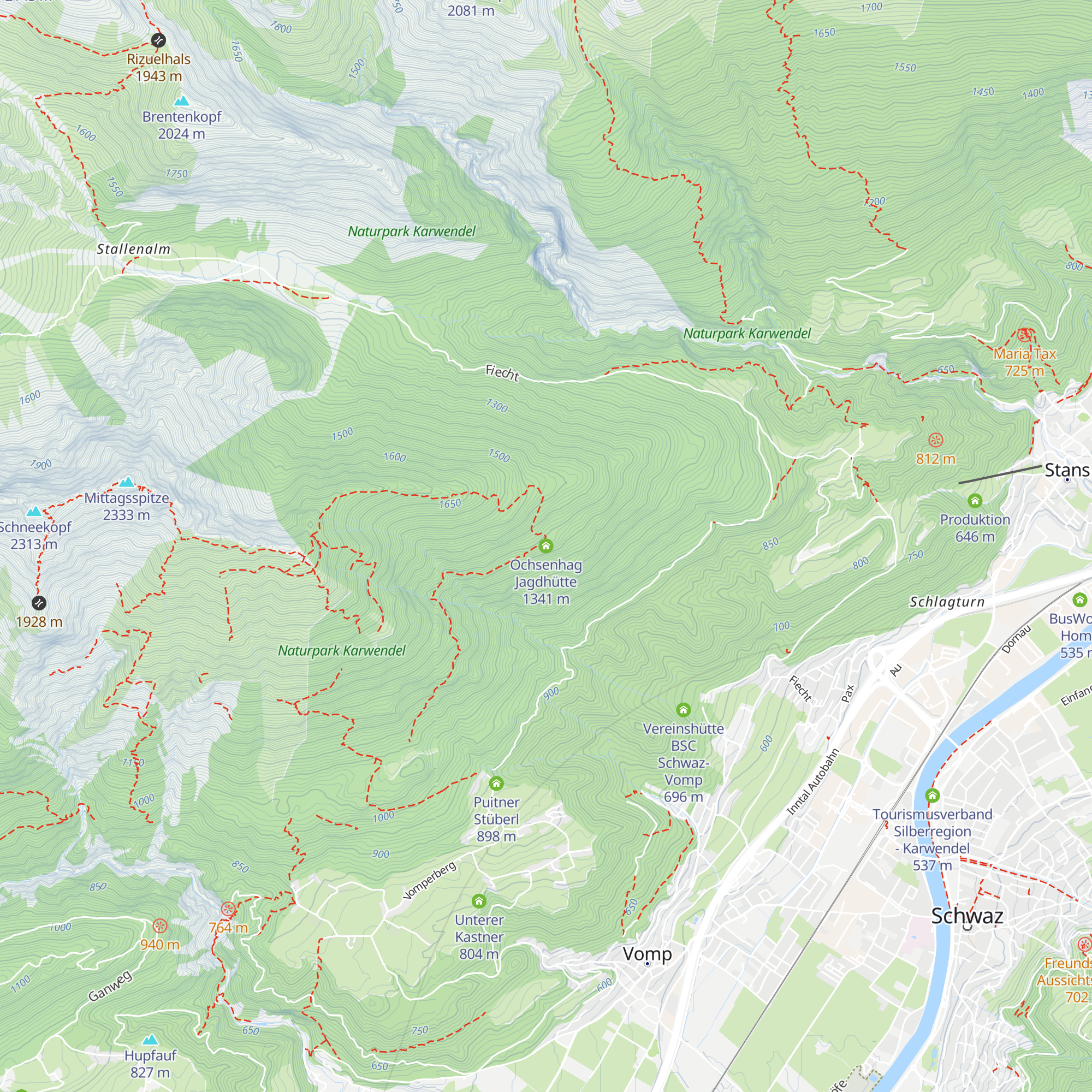 Ochsenhag Jagdhütte map