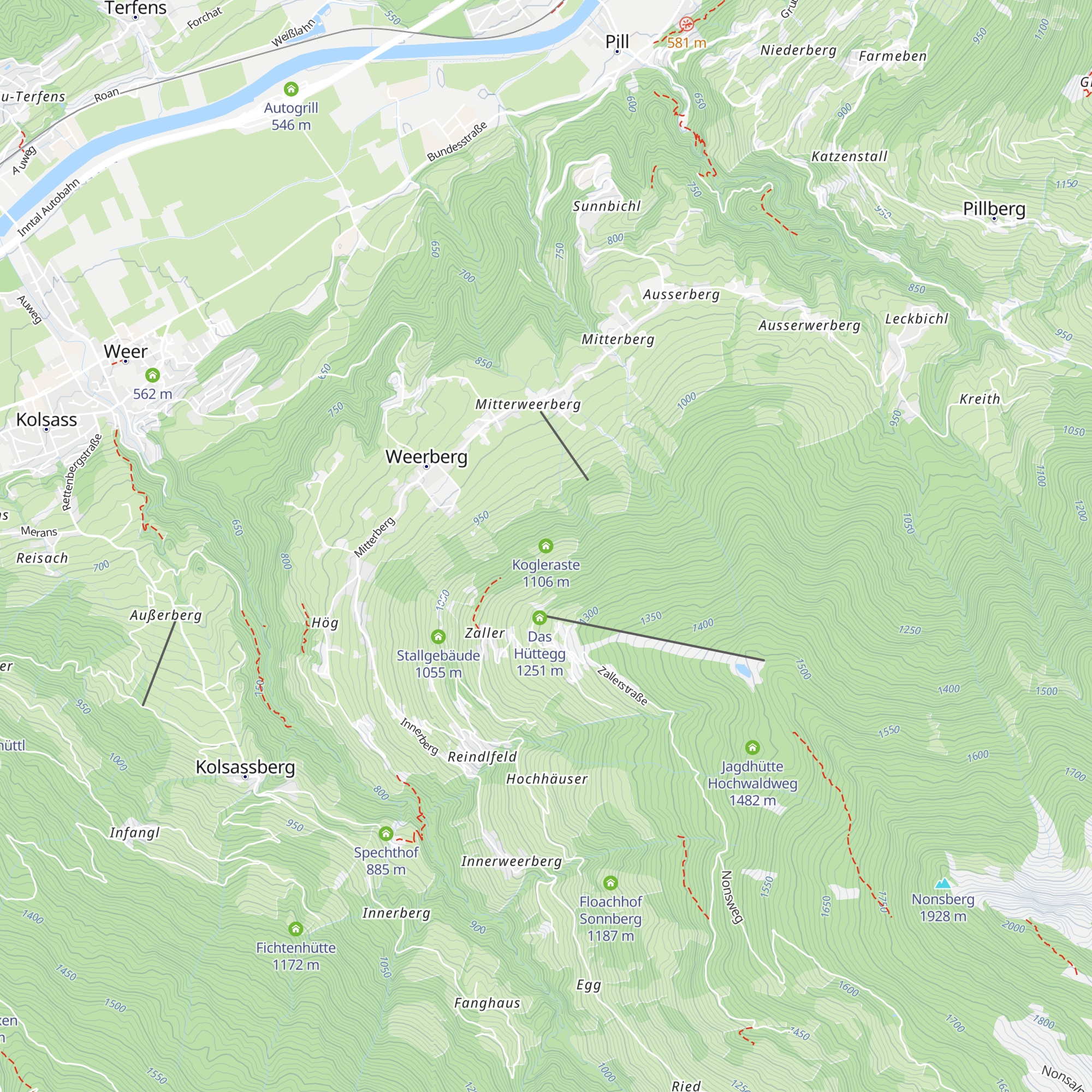 Kogleraste map