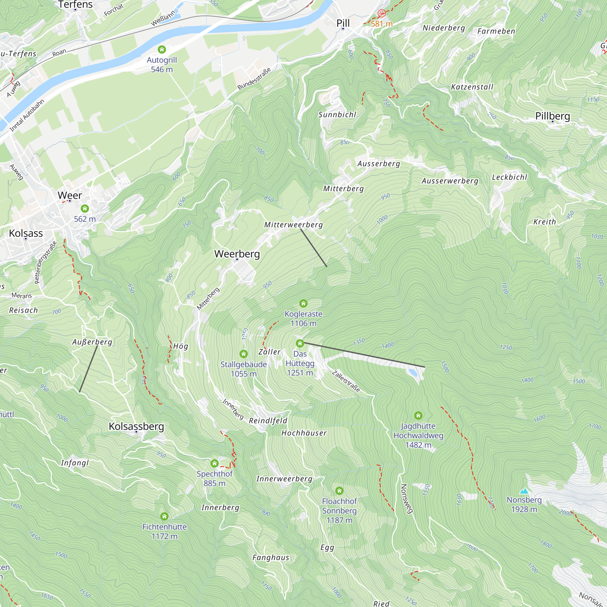 Kogleraste map
