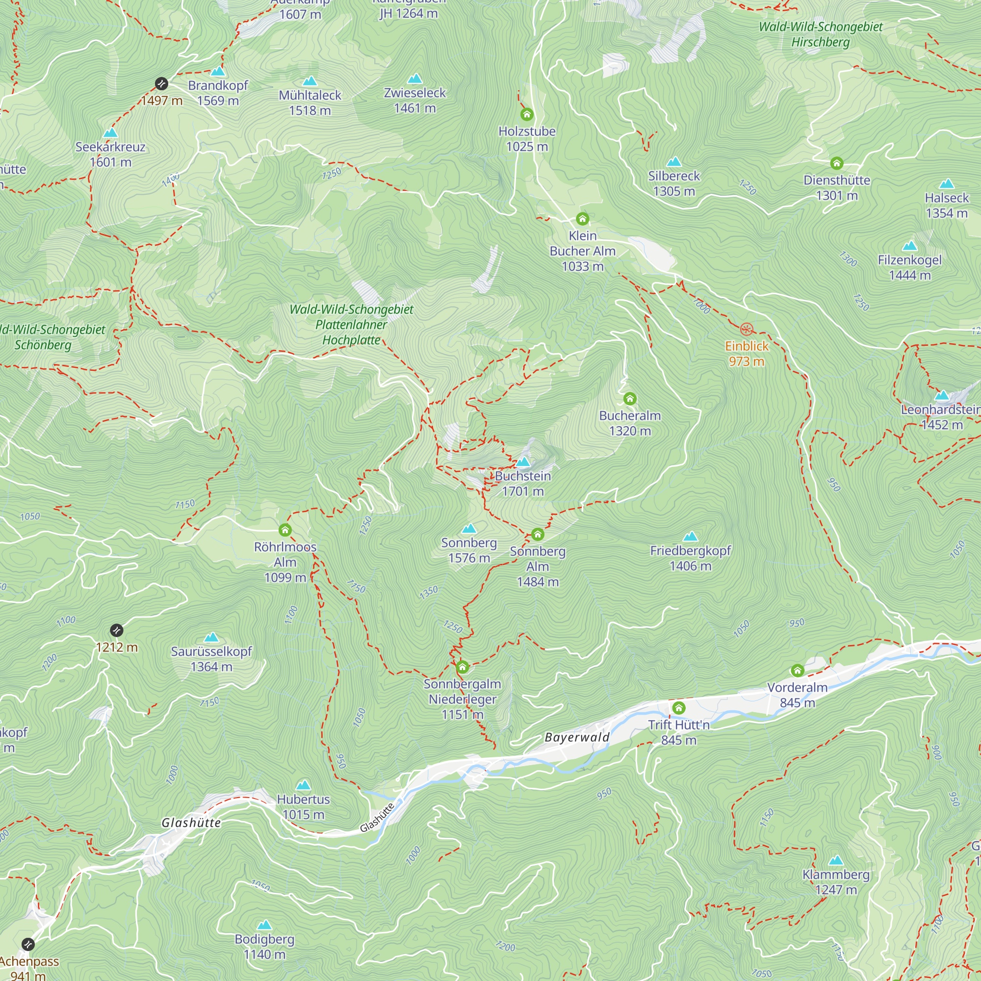 Bergwachthütte map