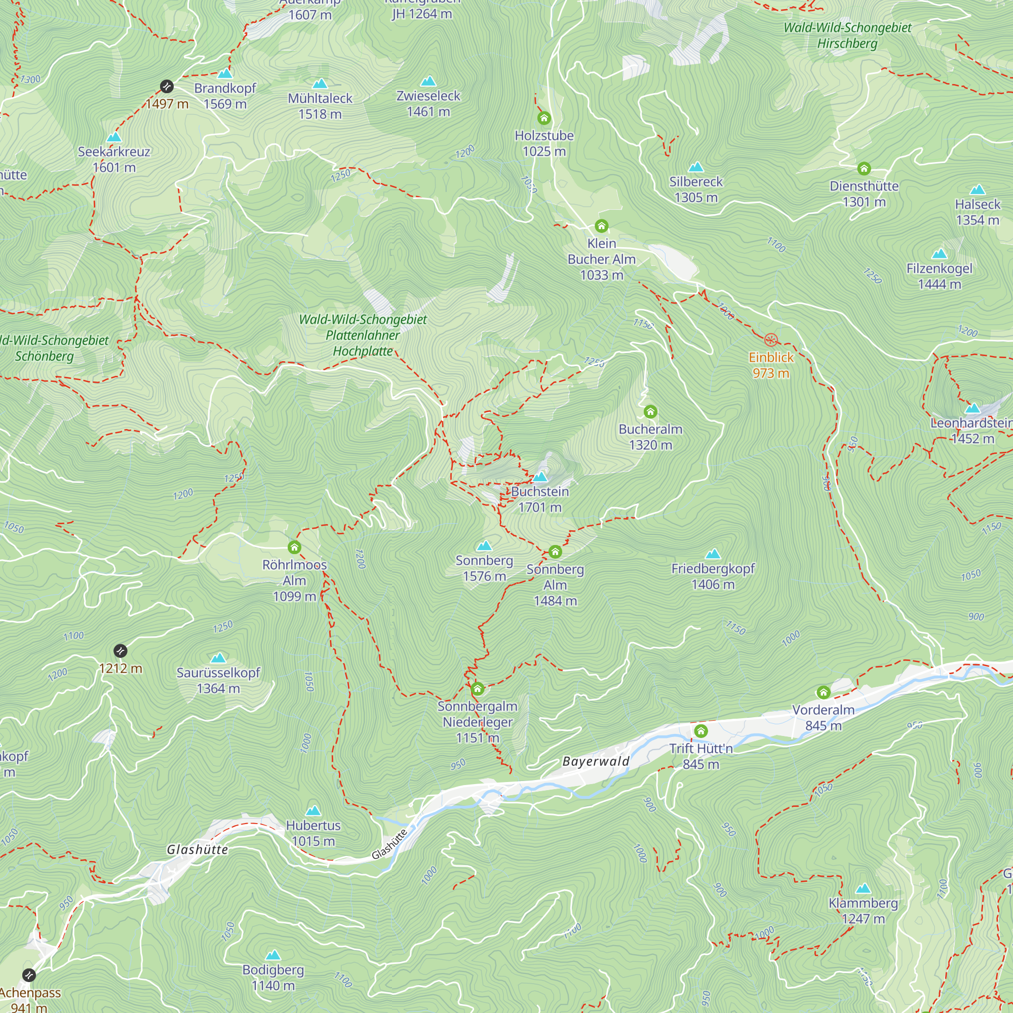 Bergwachthütte map