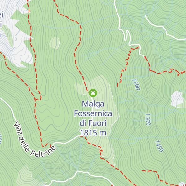 Map of Malga Fossernica di Fuori