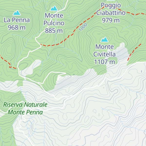 Map of Poggio dell'Appaiaccia