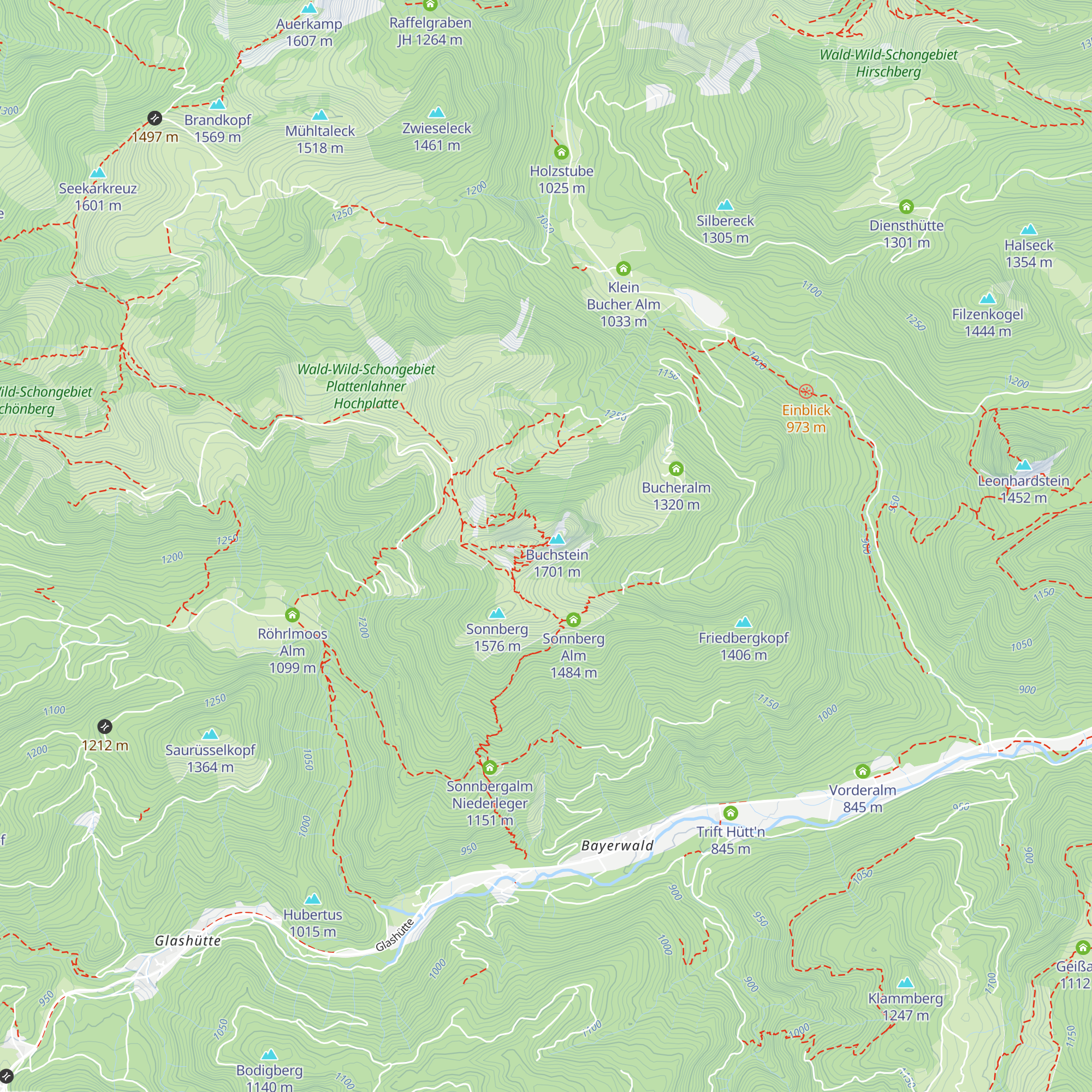Tegernseer Hütte map