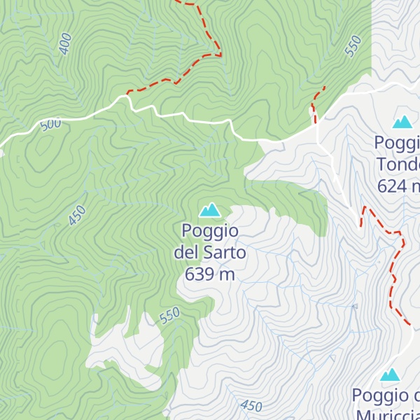 Map of Poggio del Sarto