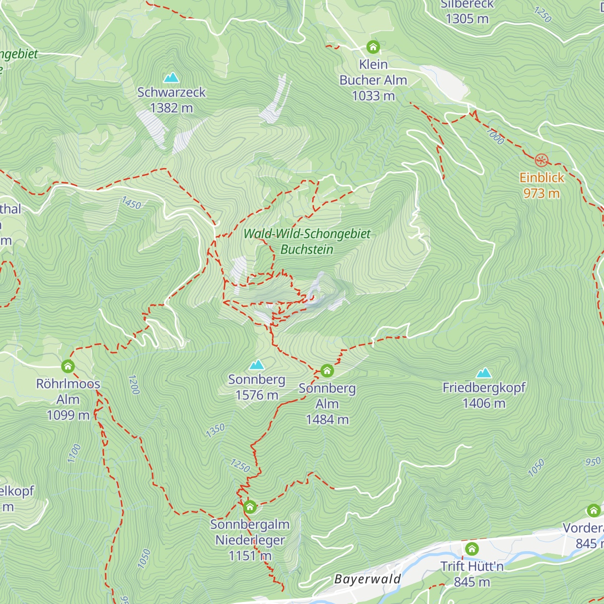 Tegernseer Hütte map
