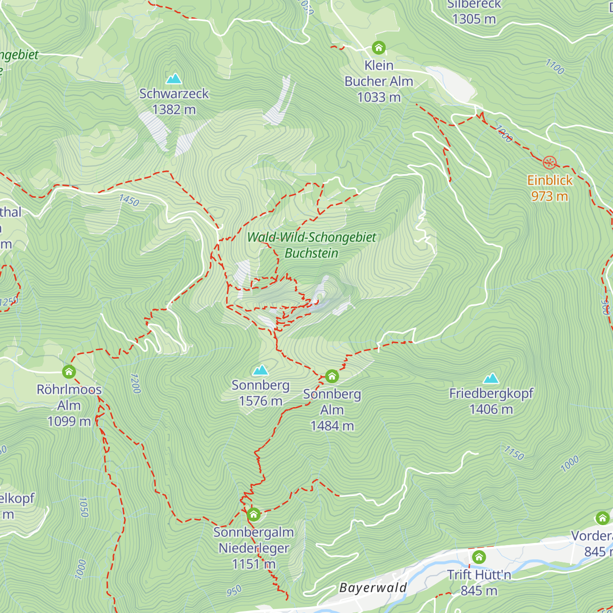 Tegernseer Hütte map