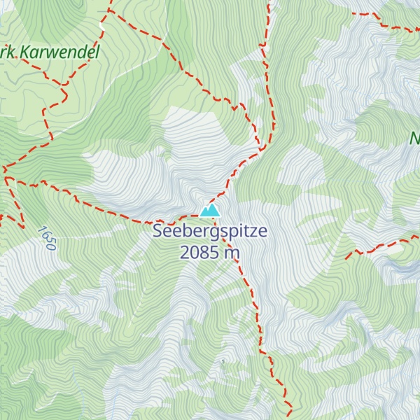 Map of Seebergspitze