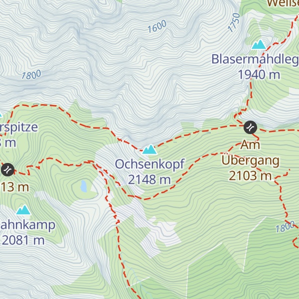 Map of Ochsenkopf