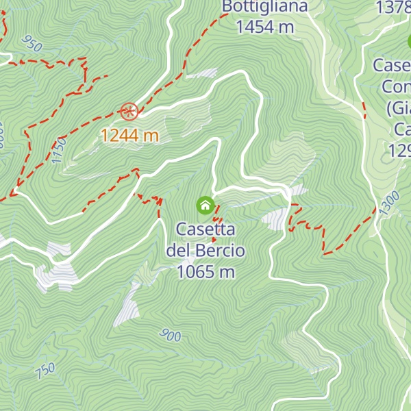 Map of Casetta del Bercio
