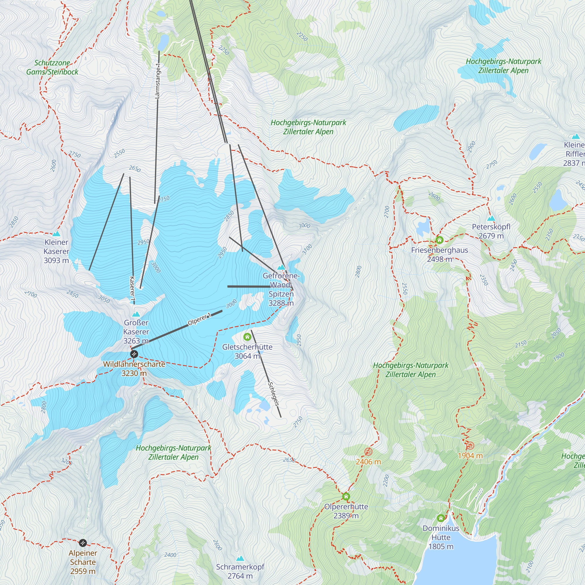 Natureispalast map