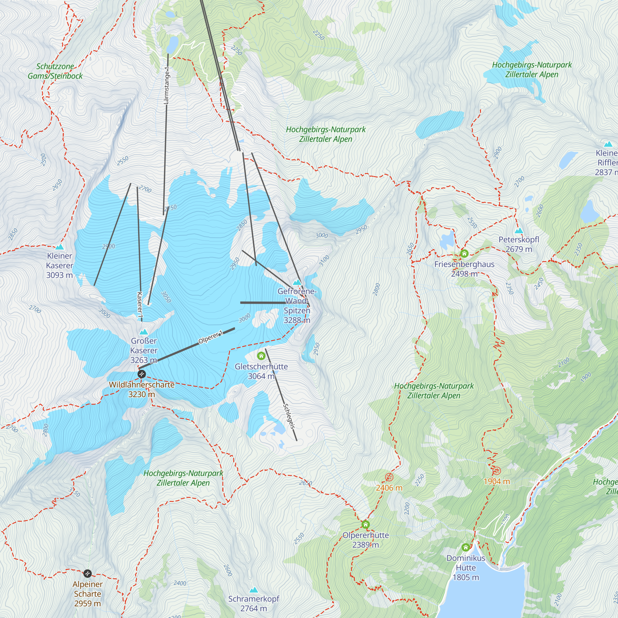Natureispalast map