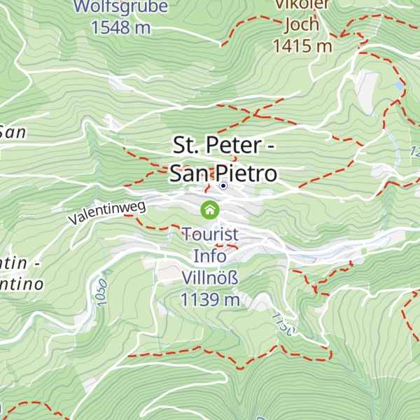 Map of Tourist Info Villnöß
