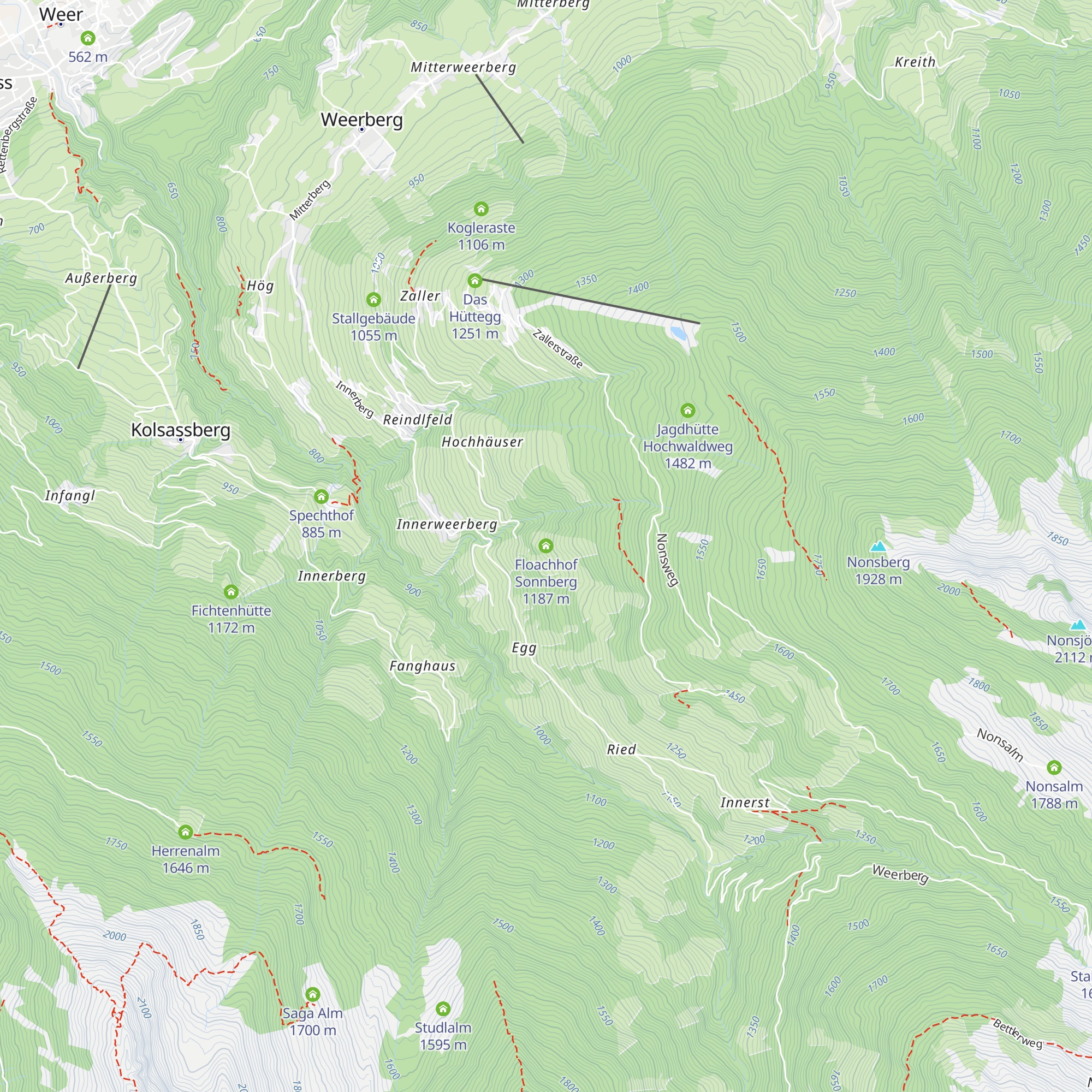 Floachhof Sonnberg map