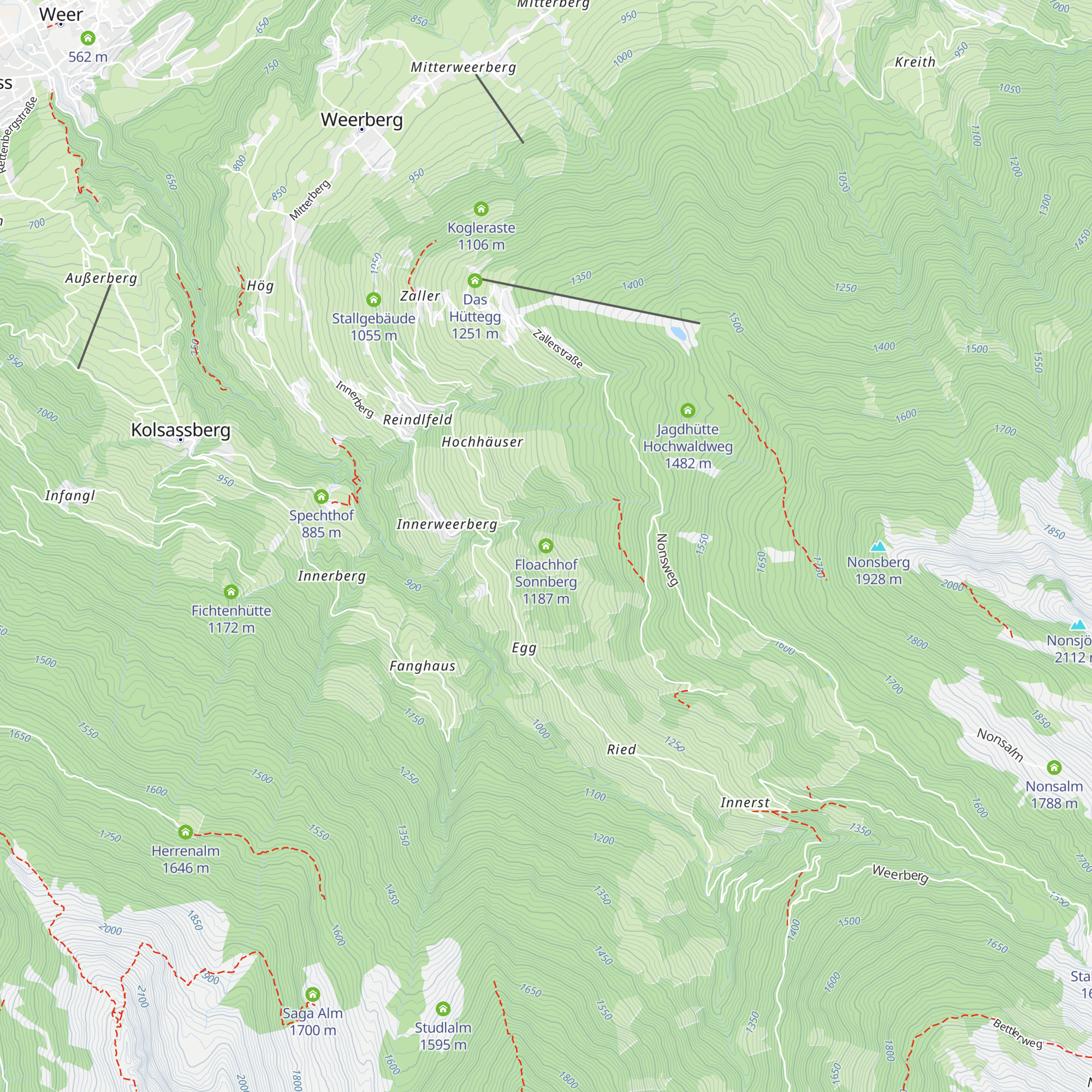 Floachhof Sonnberg map