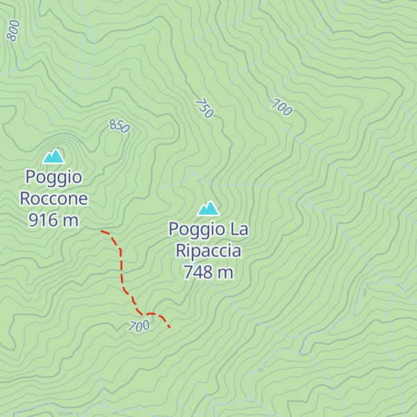 Map of Poggio La Ripaccia