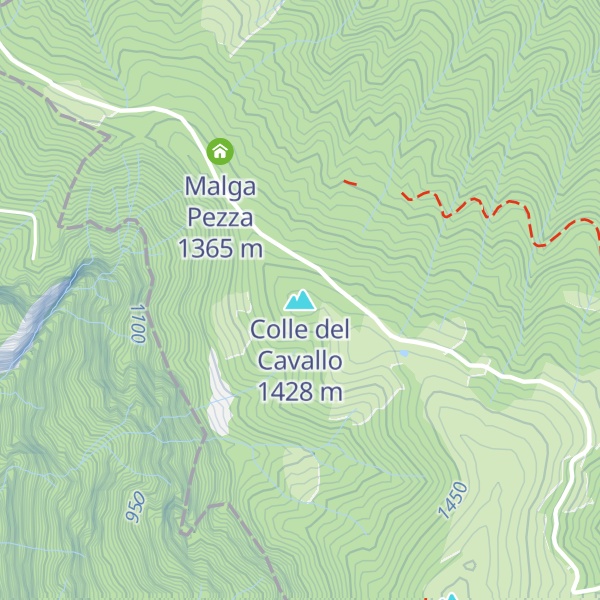 Map of Colle del Cavallo