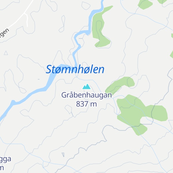 Map of Gråbenhaugan